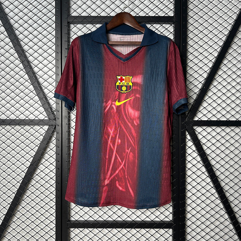 Barcelona x Travis Scott 2025/26 - Camiseta Retro Versión Jugador EDICIÓN LIMITADA
