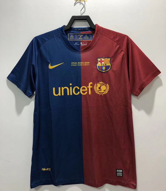 Barcelona 2008/09 – Camiseta Retro - Edición Especial "UCL Final Roma"