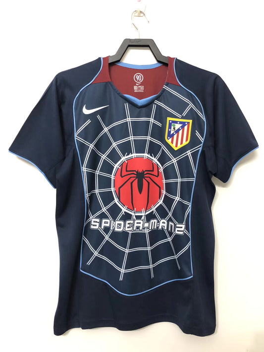 Atlético de Madrid 2004/05 Visitante – Camiseta Retro - Edición Especial Spider-Man