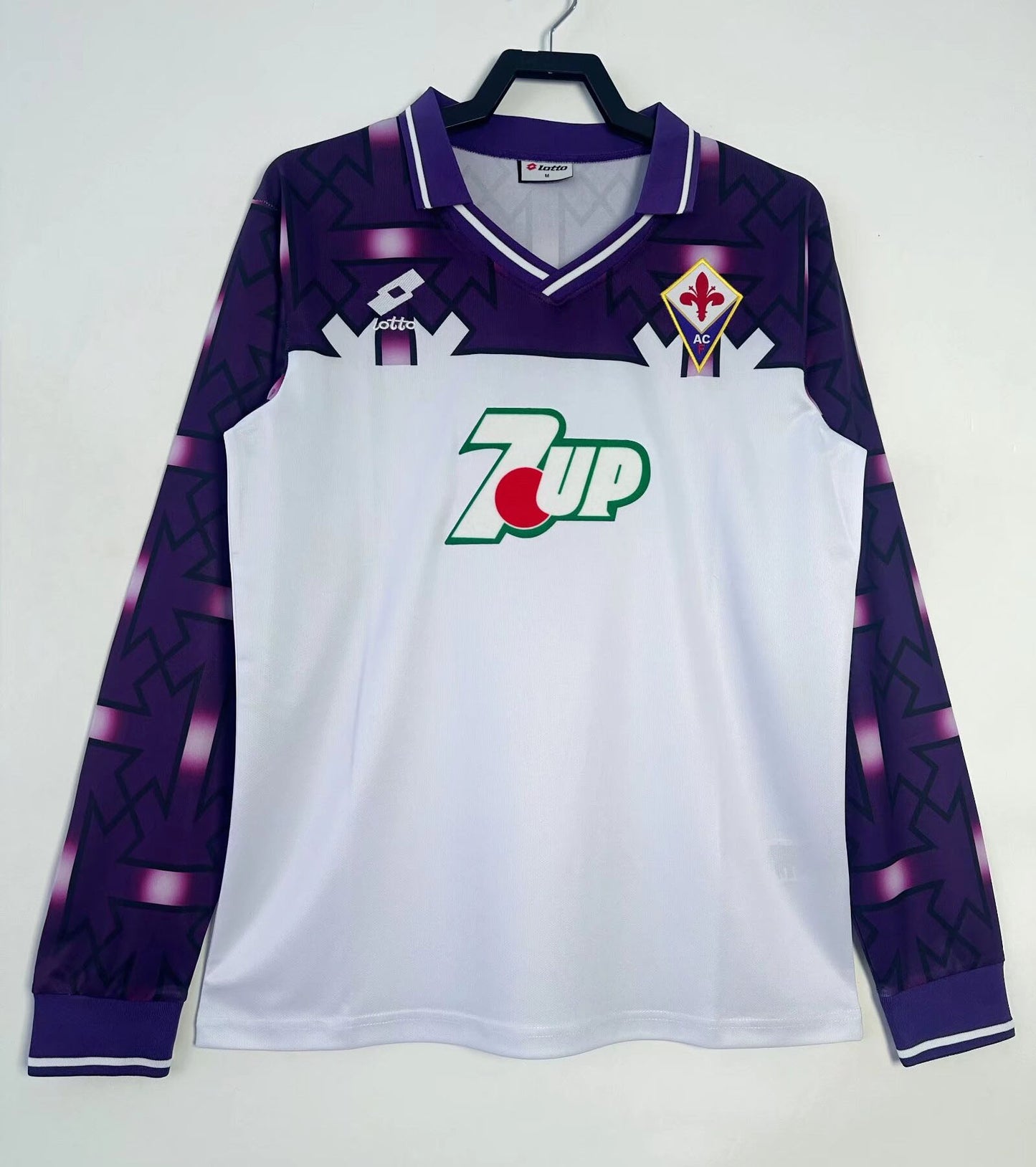 Fiorentina 1992/93 – Camiseta Retro Visitante - Manga Larga