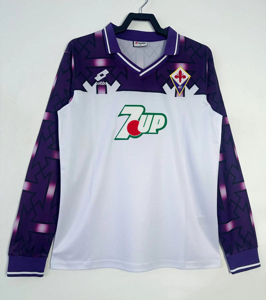 Fiorentina 1992/93 – Camiseta Retro Visitante - Manga Larga