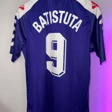 🟢 STOCK Fiorentina – Camiseta Retro (Batistuta #9)
