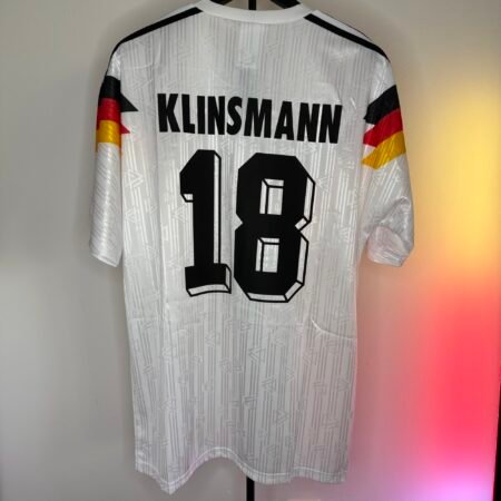 🟢STOCK - Alemania 1990 - Camiseta Retro (Klinsmann #18)