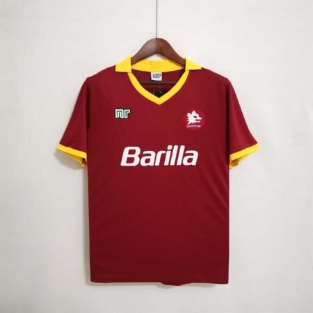 🟡 AS Roma 1989/90 Local – Camiseta Retro