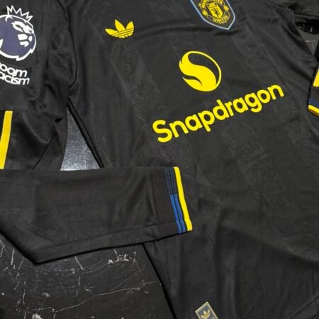 🟡 Manchester United 2025/26 Alternativa – Camiseta Manga Larga Versión Jugador