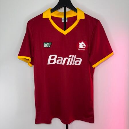 🟡 AS Roma 1989/90 Local – Camiseta Retro