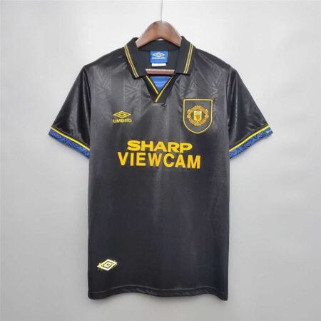 🟡 Manchester United 1993/94 Visitante – Camiseta Retro