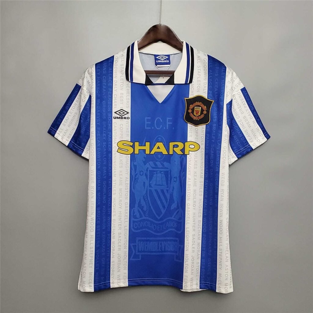 🟡 Manchester United 1994/96 Visitante – Camiseta Retro