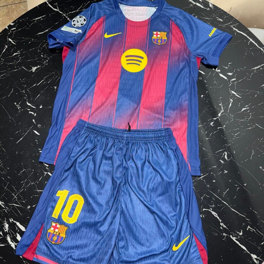 🟡 Conjunto Infantil Barcelona 2026  – Versión Jugador