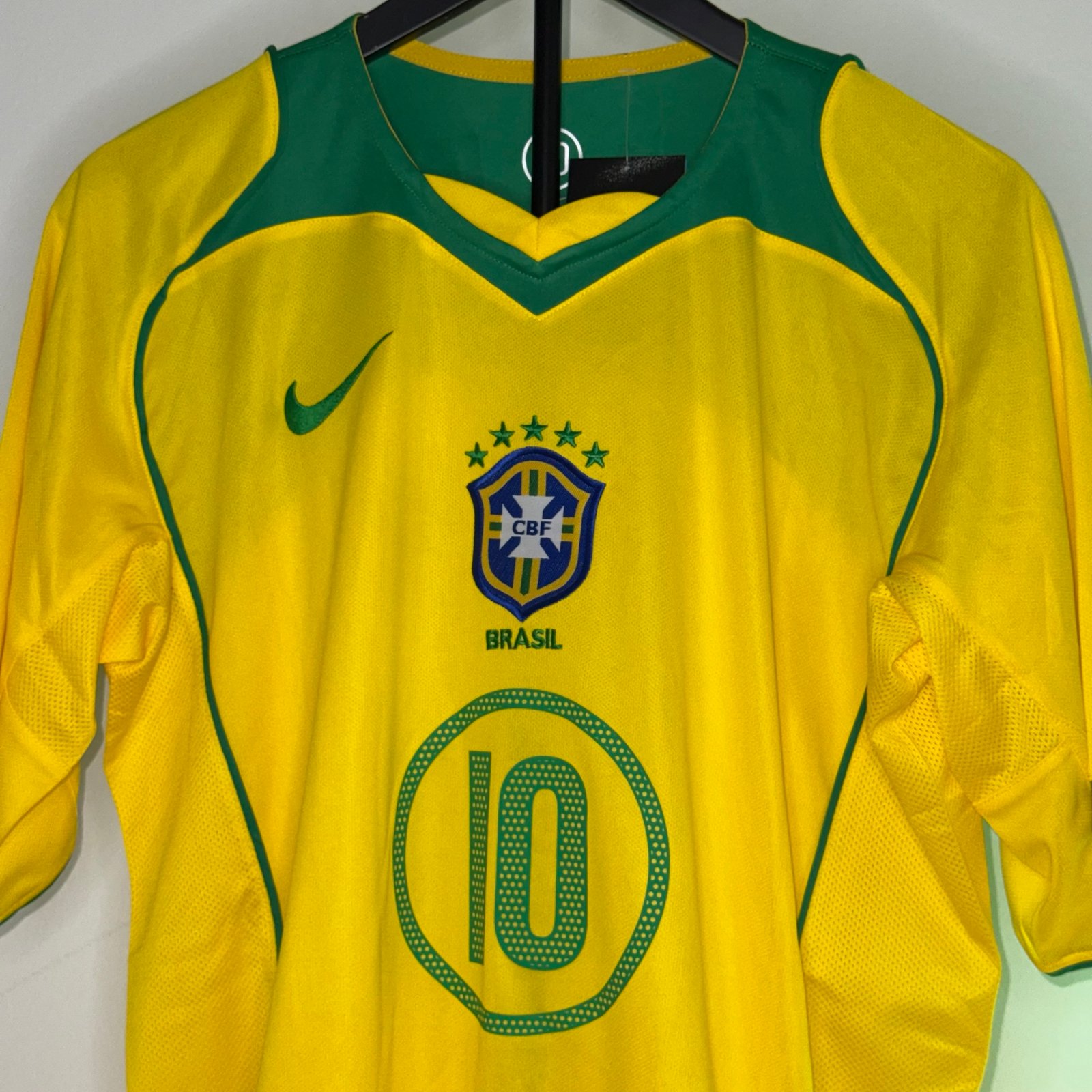 🟡 Brasil 2004 Local TOTAL 90 – Camiseta Retro - Image 3