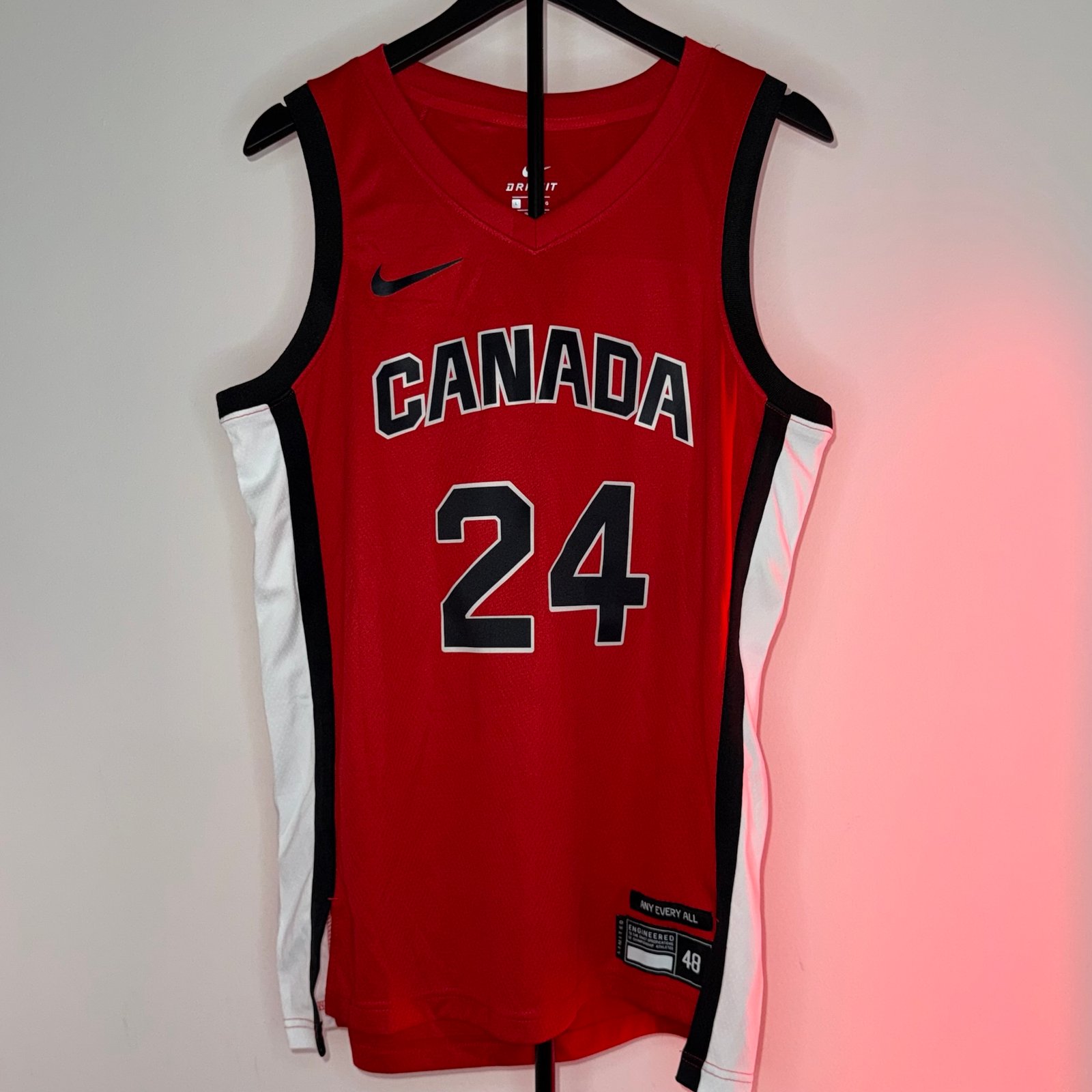 🟡 Canadá 2024 RED - Limited Swingman Jersey - Image 4