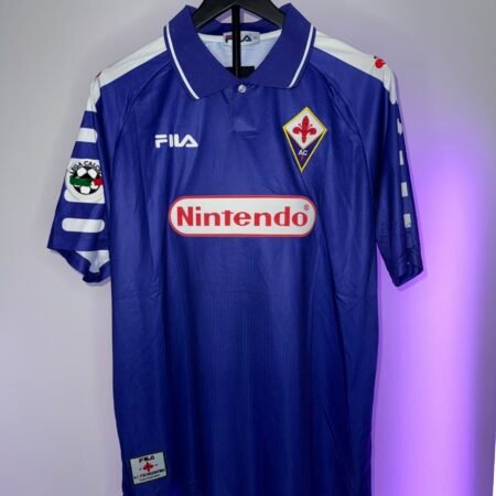 🟢 STOCK - Fiorentina 1998 Local – Camiseta Retro