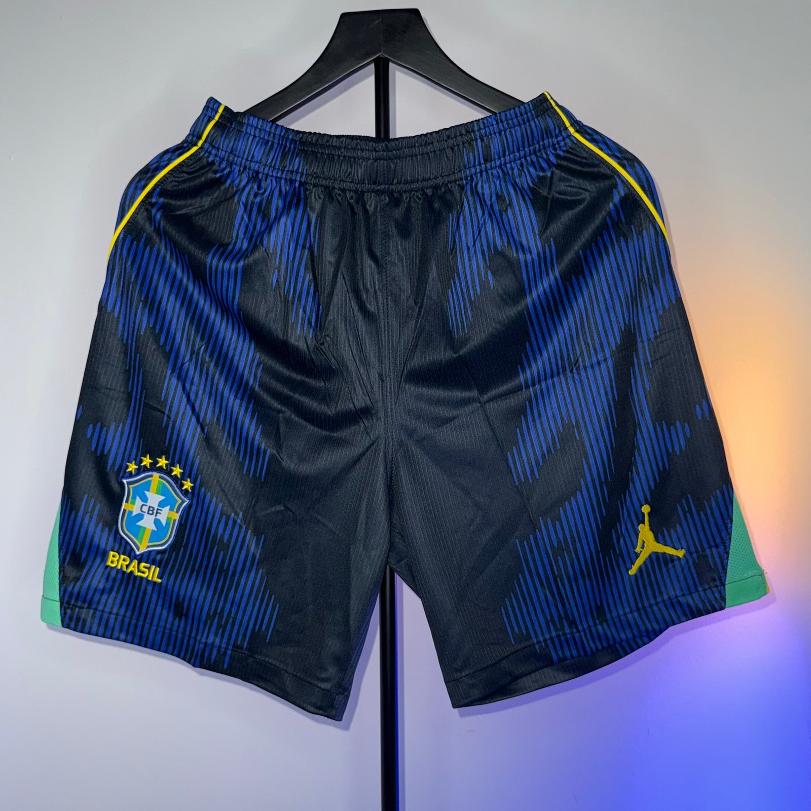 🟡 Short Brasil 2026 Visitante - Versión Jugador