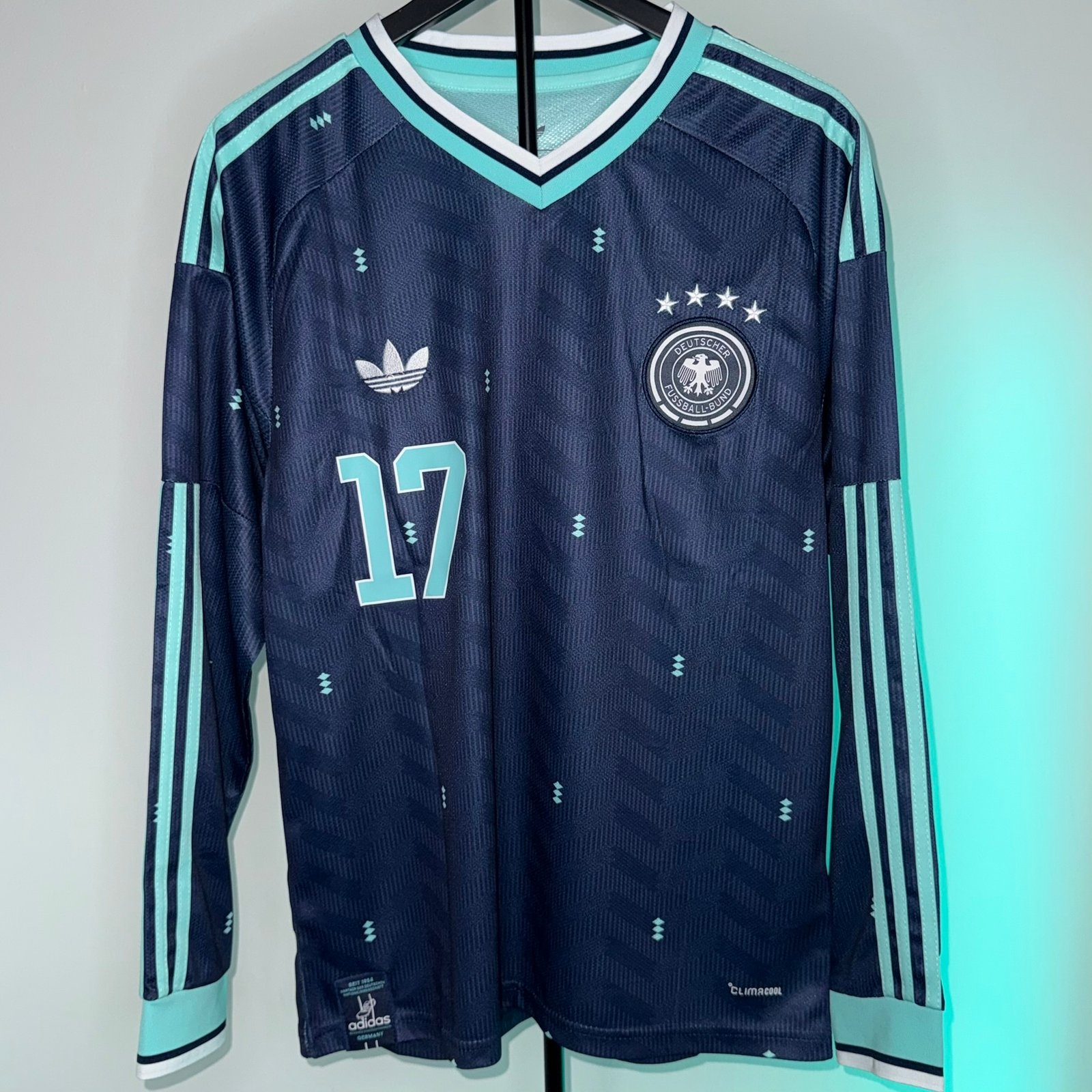 🟡 Alemania 2026 Visitante - Camiseta Manga Larga Versión Fan