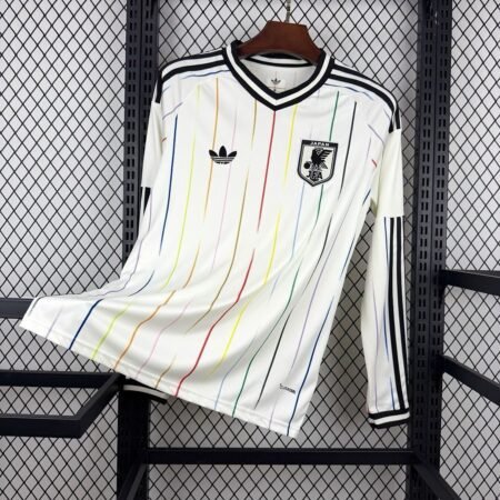🟡 Japón 2026 Visitante - Camiseta Manga Larga Versión Fan