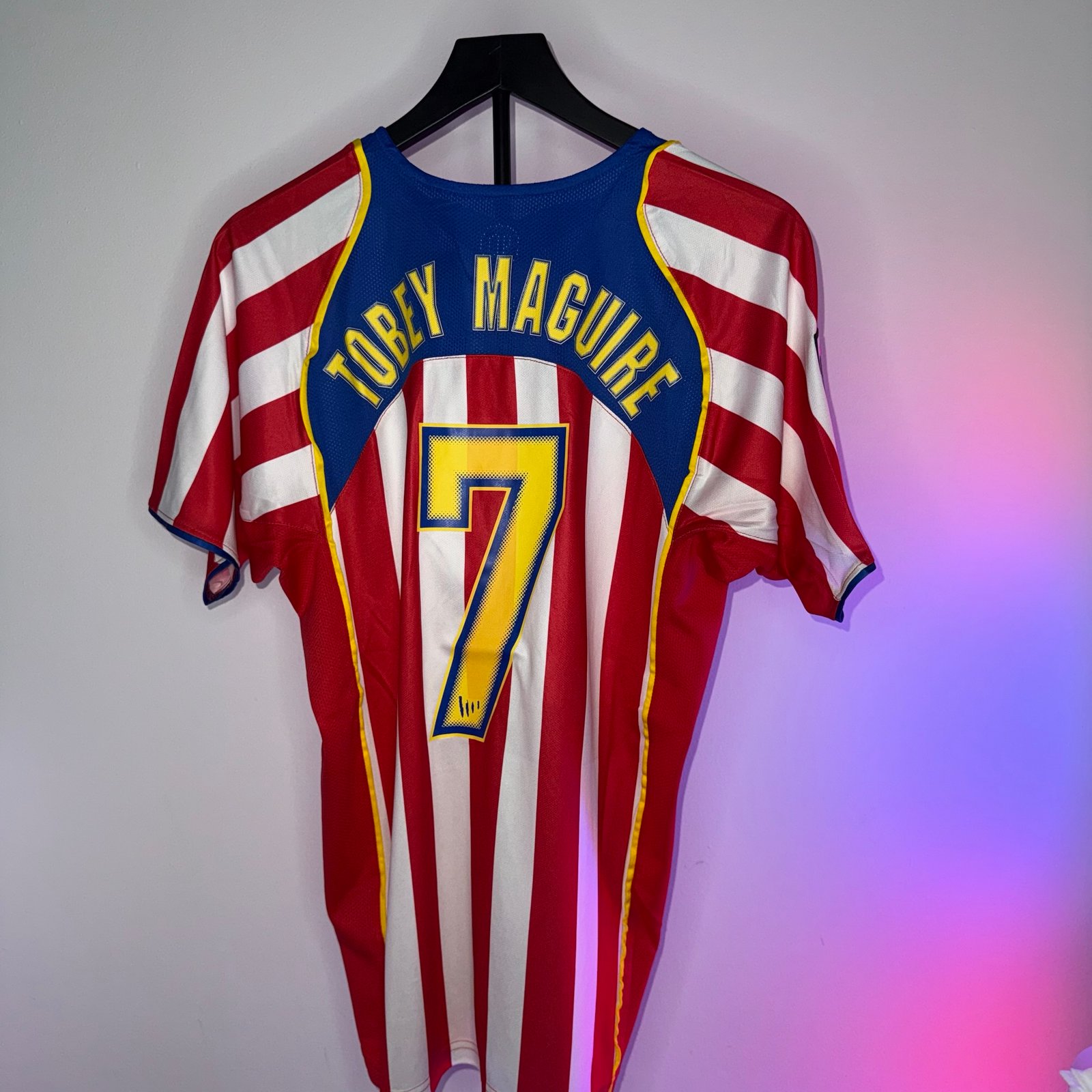 🟢 STOCK – Atlético de Madrid 2004/05 Local "Spider-Man 2" – Versión Retro - Image 2