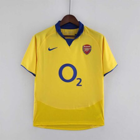 🟡 Arsenal 2003/05 Visitante – Camiseta Retro