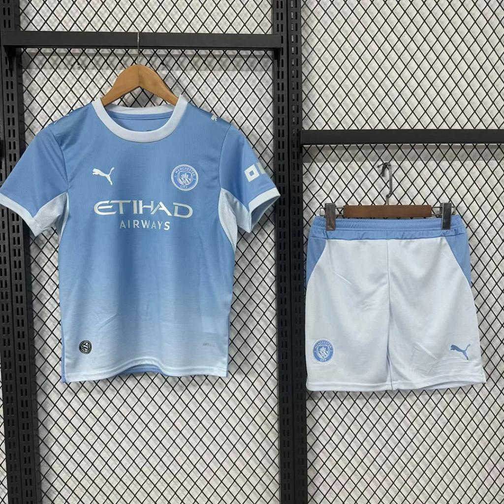 Manchester City 2026/27 Local - Conjunto Infantil Versión Fan