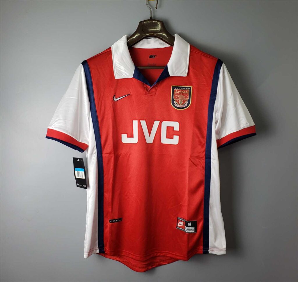 🟡 Arsenal 1998/99 Local – Camiseta Retro