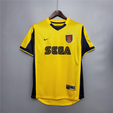 🟡 Arsenal 1999/00 Visitante – Camiseta Retro