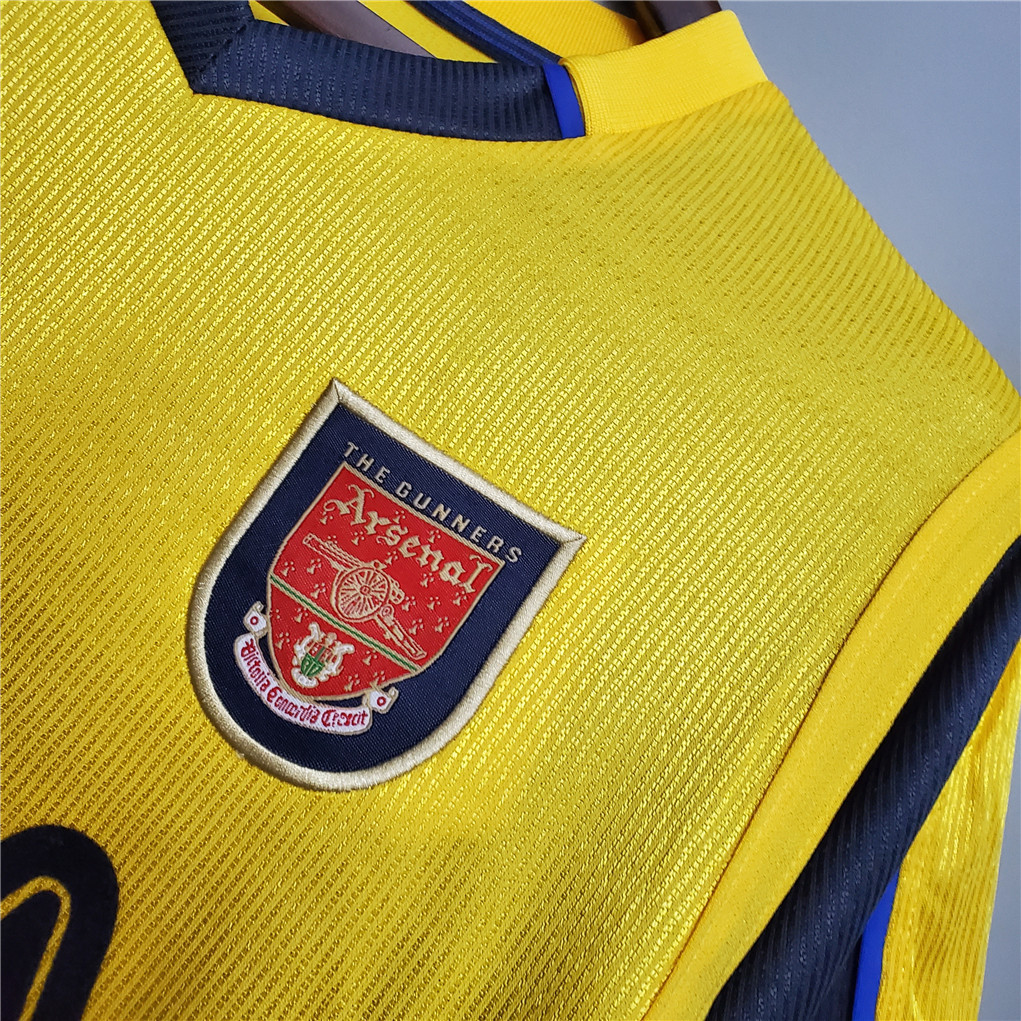 🟡 Arsenal 1999/00 Visitante – Camiseta Retro - Image 6