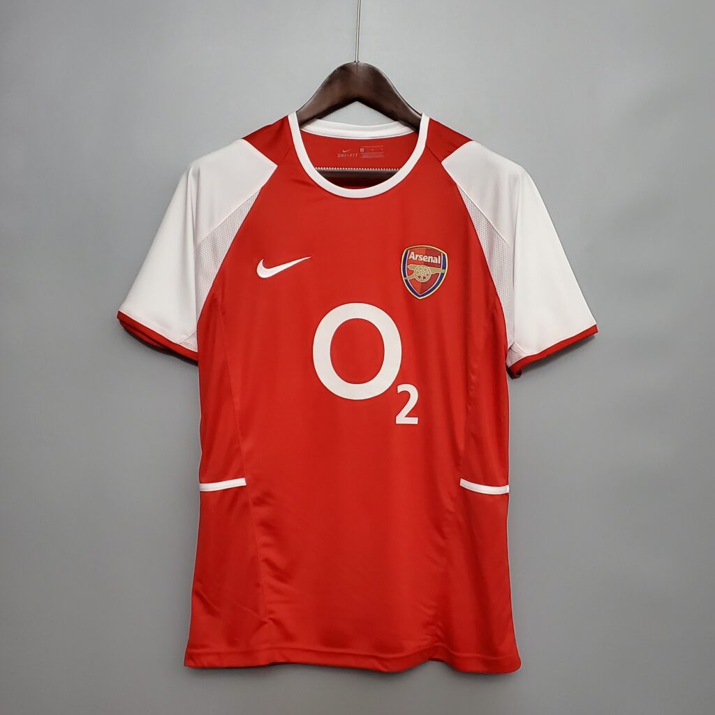 🟡 Arsenal 2002/04 Local - Camiseta Retro