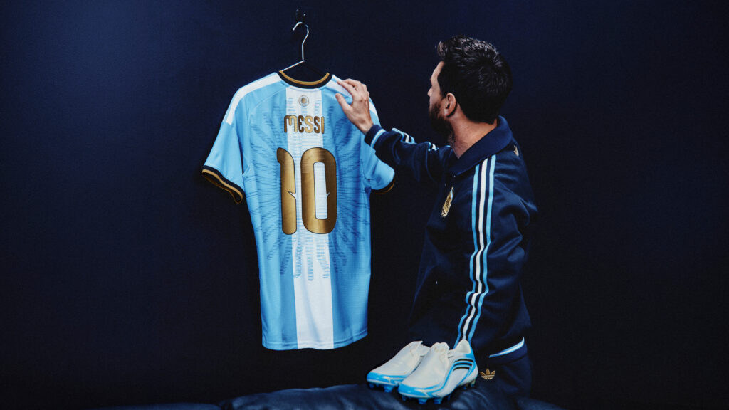 🟡 Argentina 2026 Local ¨Especial Despedida de Messi¨ – Camiseta Version Jugador