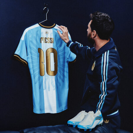 🟡 Argentina 2026 Local ¨Especial Despedida de Messi¨ – Camiseta Version Jugador