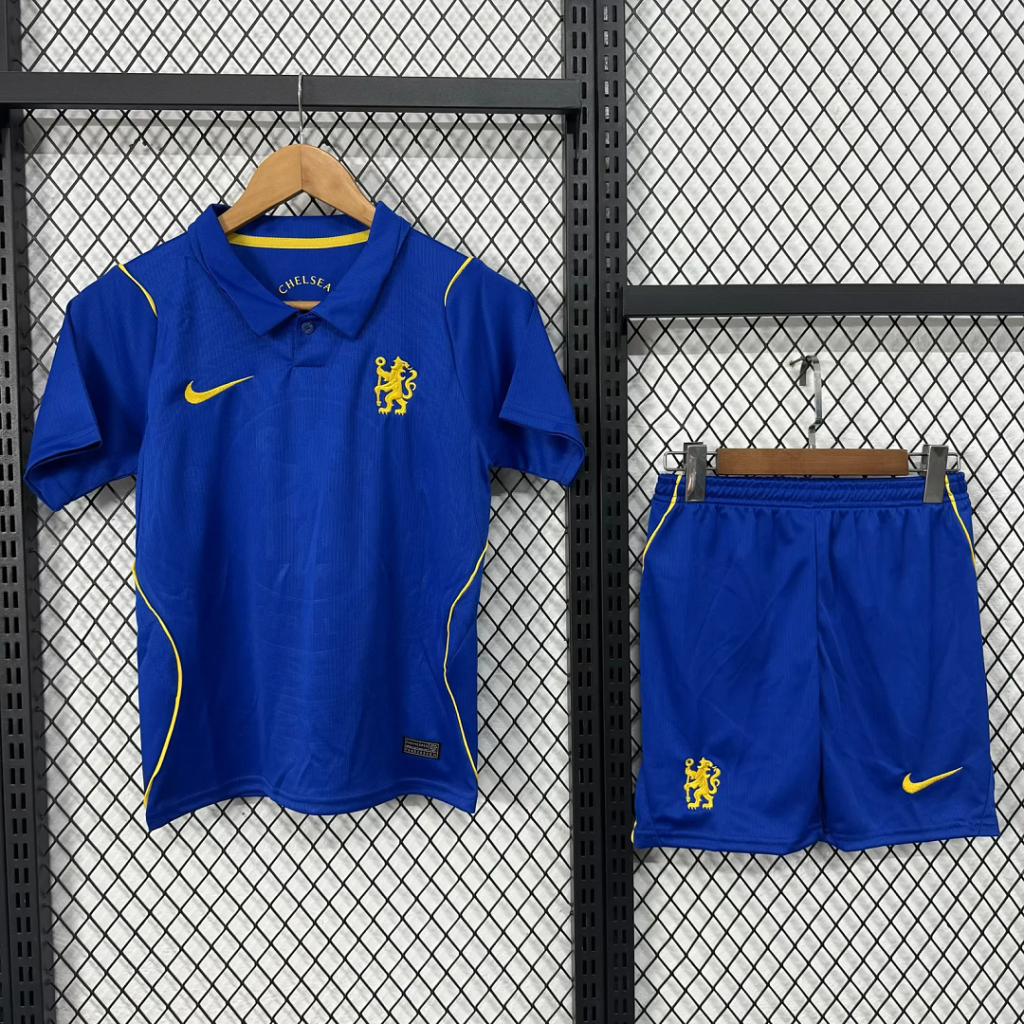🟡 Chelsea 2026/27 Home – Conjunto Infantil Versión Fan