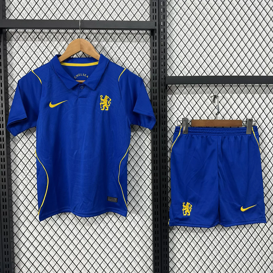 🟡 Chelsea 2026/27 Home – Conjunto Infantil Versión Fan