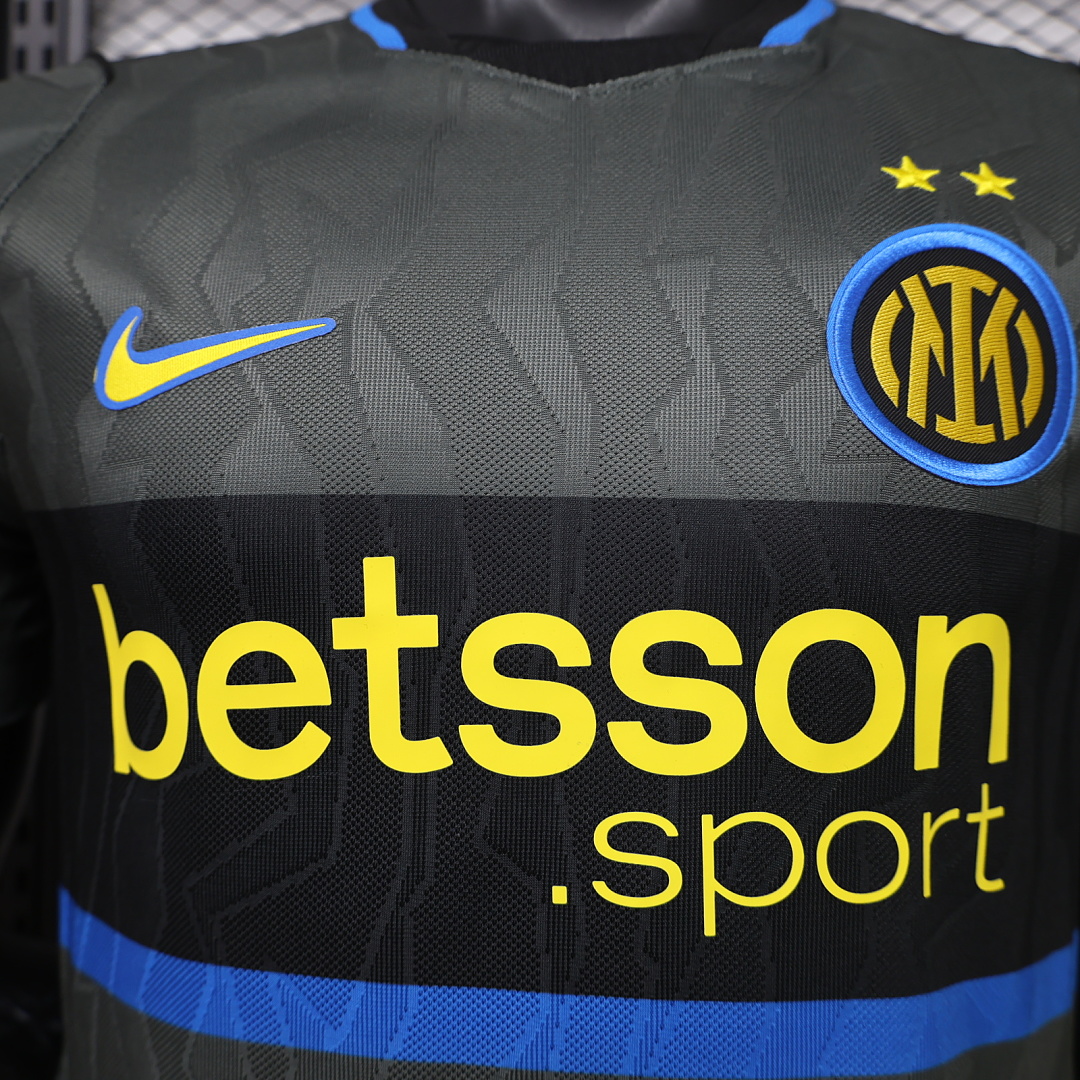 🟡 Inter Milán 2026/27 Alternativa – Camiseta Versión Jugador - Image 6