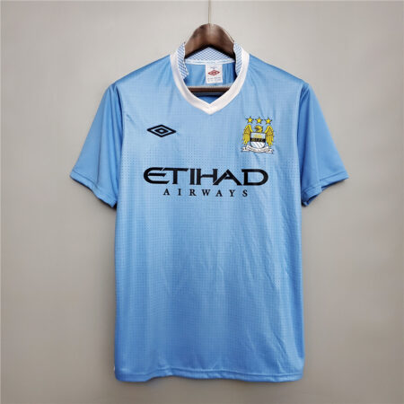 🟡 Manchester City 2011/12 Local - Camiseta Retro