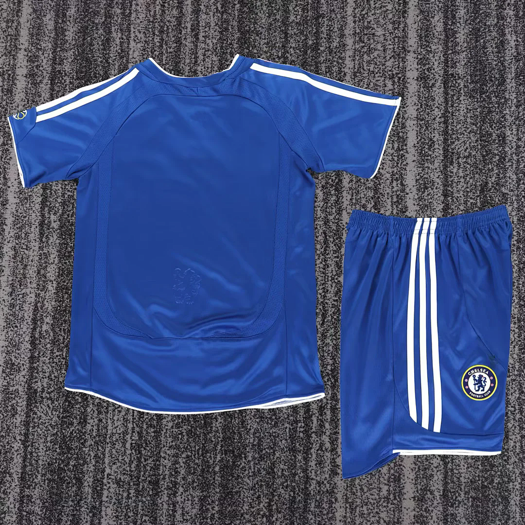 🟡 Chelsea 2006/07 Home – Conjunto Infantil Versión Retro - Image 2