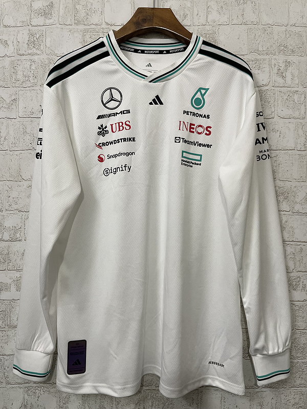🟡 Fórmula 1 2025 – Camiseta Blanca