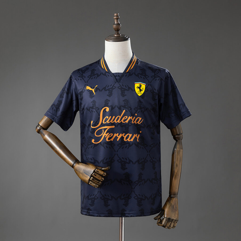 🟡 Ferrari 2026 – Camiseta F1 Casual Negra