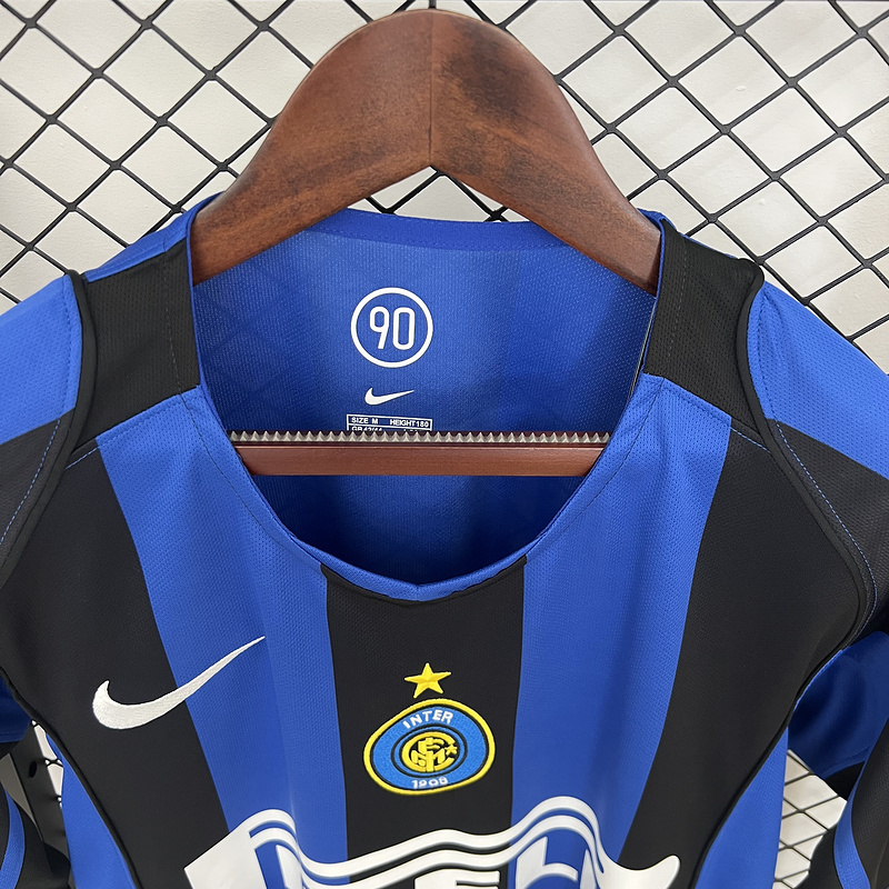 🟡 Inter Milán 2004/05 Local – Camiseta Retro - Image 2