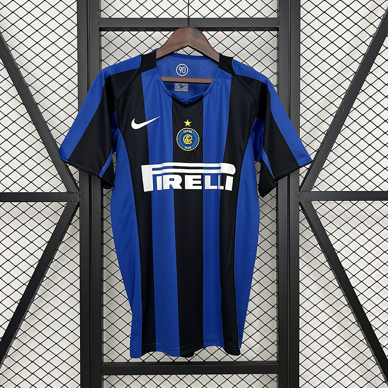 🟡 Inter Milán 2004/05 Local – Camiseta Retro