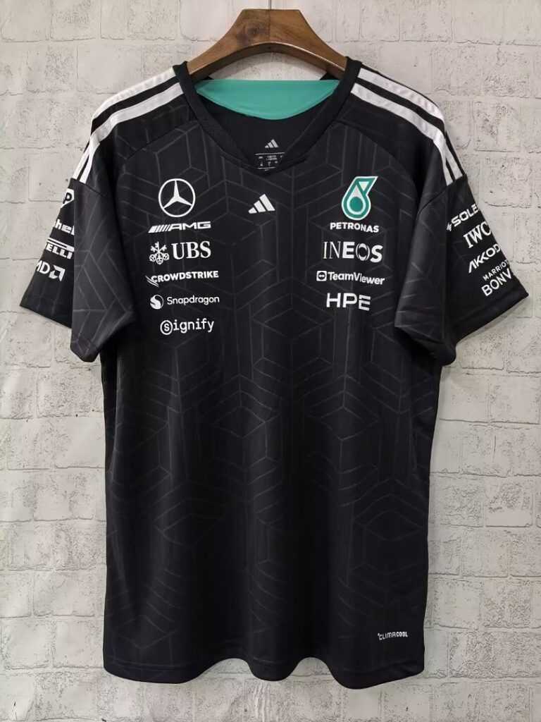 🟡 Mercedes 2026 – Camiseta F1 Negra