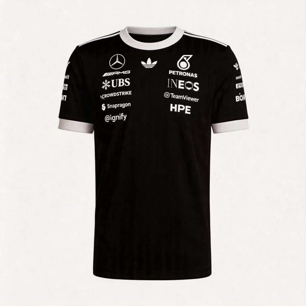 🟡 Mercedes 2026 – Jersey F1 Negro