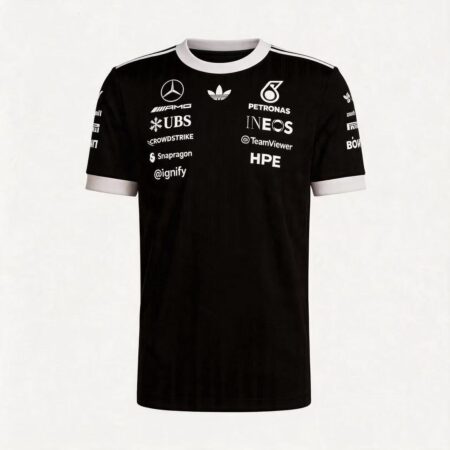 🟡 Mercedes 2026 – Jersey F1 Negro