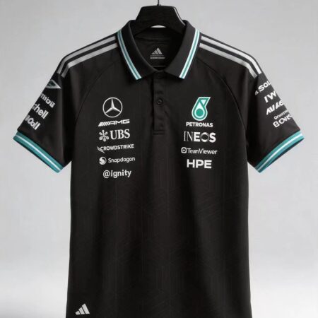 🟡 Mercedes 2026 – Polo F1 Negro