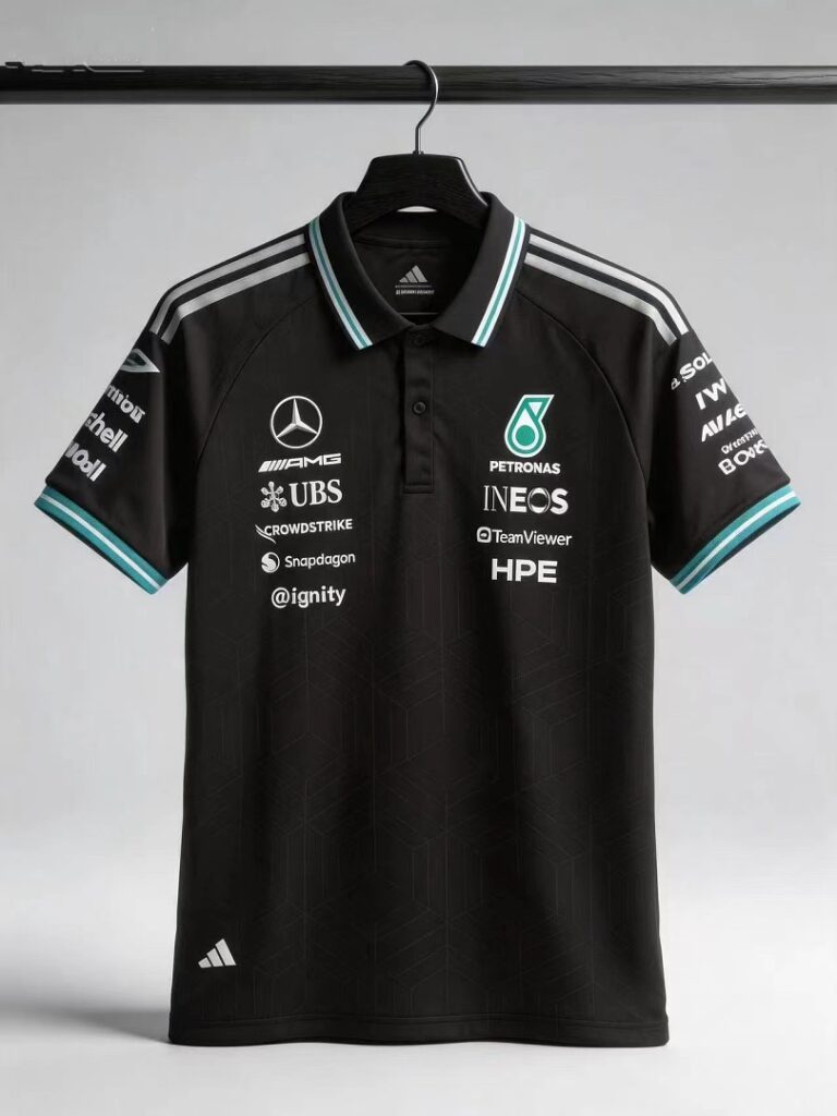 🟡 Mercedes 2026 – Polo F1 Negro
