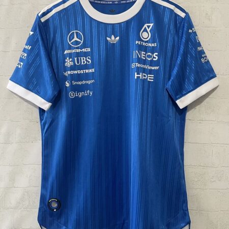 🟡 Mercedes 2026 – Jersey F1 Azul Satinado