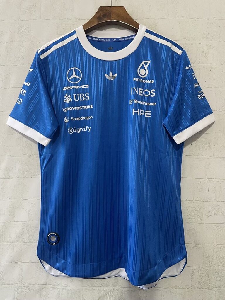 🟡 Mercedes 2026 – Jersey F1 Azul Satinado