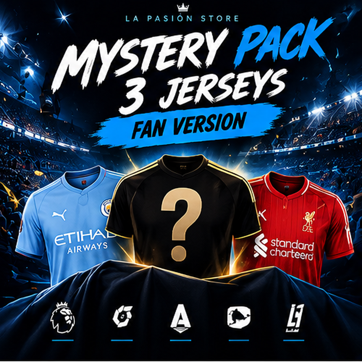 Mystery Pack de 3 camisetas, versión Fan