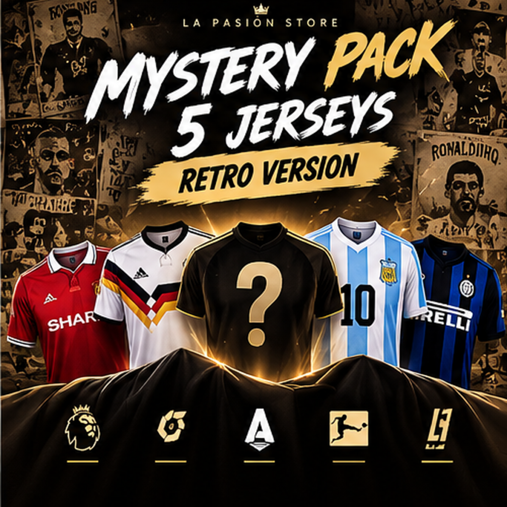 Mystery Pack Mundial 5 camisetas versión Retro